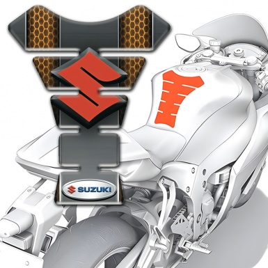 Suzuki Tank Fuse Copper Honeycomb Motive 