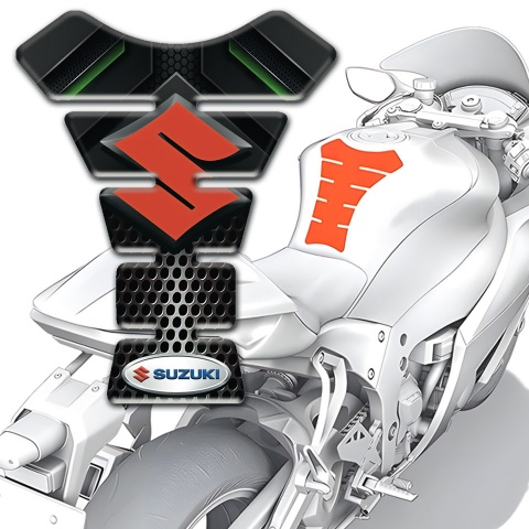 Suzuki Tank Protector Stylish Vision Model with Red Logo 