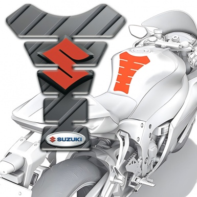 Suzuki Tank Protector Model with Stylish Gray Design 
