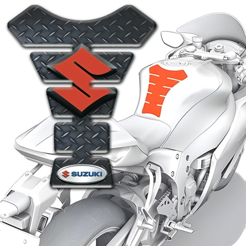 Suzuki Tank Guard Pads Rough Effect Version 