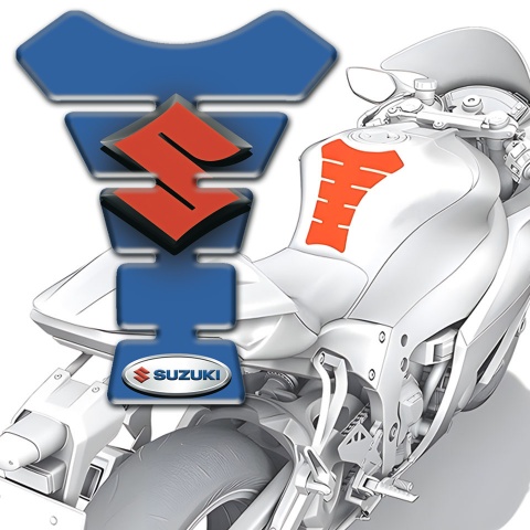 Suzuki Tank Protector High End Blue Version 