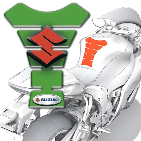 Suzuki Tank Protector Unique Green Version 