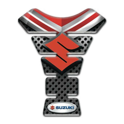 Suzuki Tank Protector Premium Quality Design with Orange Logo Design 