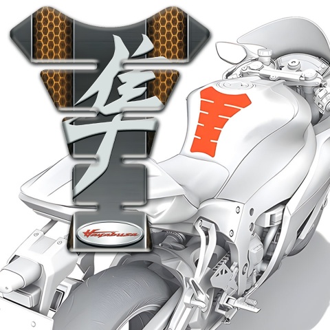 Suzuki Tank Protector Hayabusa Style Honeycomb Base Motive 