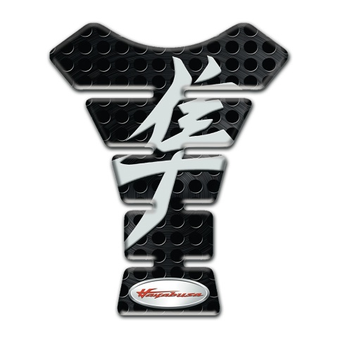 Suzuki Tank Fuse Black Perforated Surface Hayabusa Type 