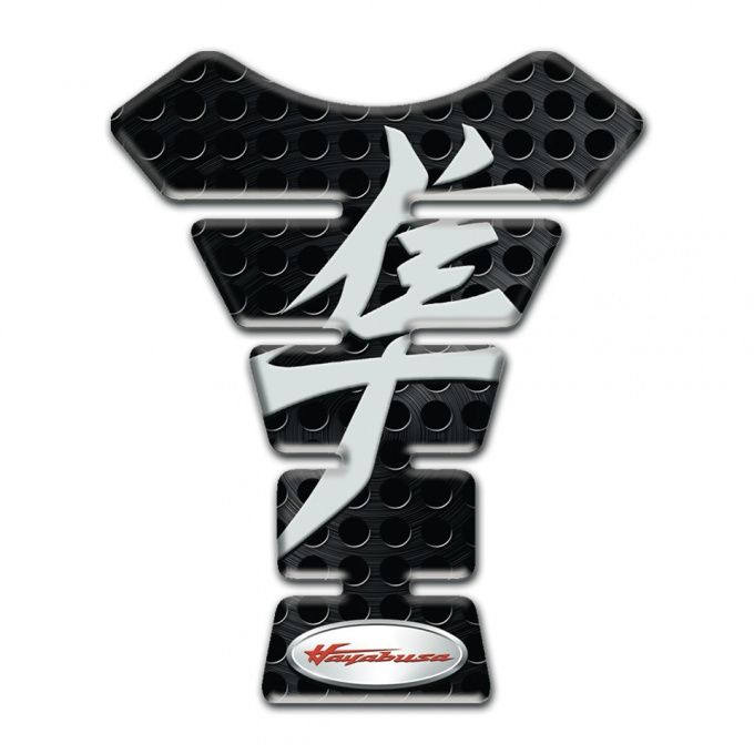 Suzuki Tank Fuse Black Perforated Surface Hayabusa Type 