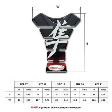 Suzuki Tank Guard Pads Stylish Design hayabusa Style 