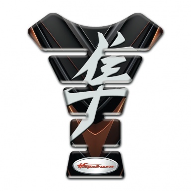Suzuki Tank Guard Pads Brown Base Motive Hayabusa Style 