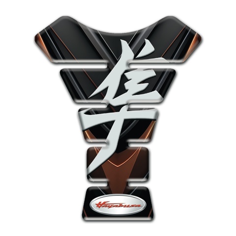 Suzuki Tank Guard Pads Brown Base Motive Hayabusa Style 