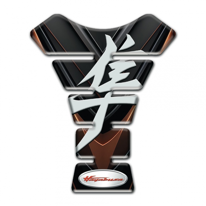 Suzuki Tank Guard Pads Brown Base Motive Hayabusa Style 