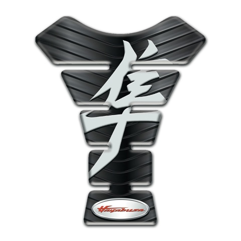Suzuki Tank Guard Pads Rubber Effect Design hayabusa Style 