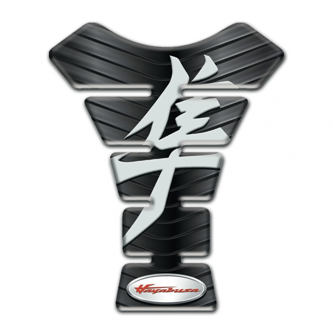 Suzuki Tank Guard Pads Rubber Effect Design hayabusa Style 