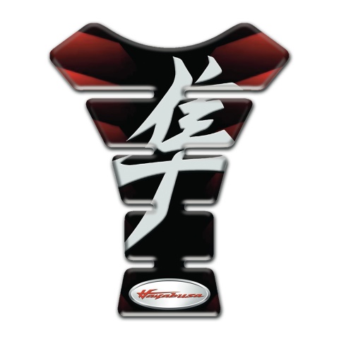 Suzuki Tank Pad Protector Red Black Merging Base hayabusa Style 