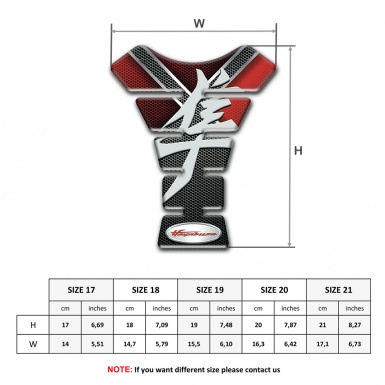 Suzuki Tank Protector UniquePrint Hayabusa model 