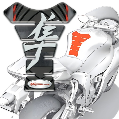 Suzuki Tank Fuse High-Quality Anti Slip Sticker hayabusa Style 
