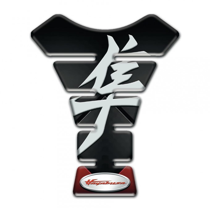 Suzuki Tank Pad Protector Dark Base Design Hayabusa Style 