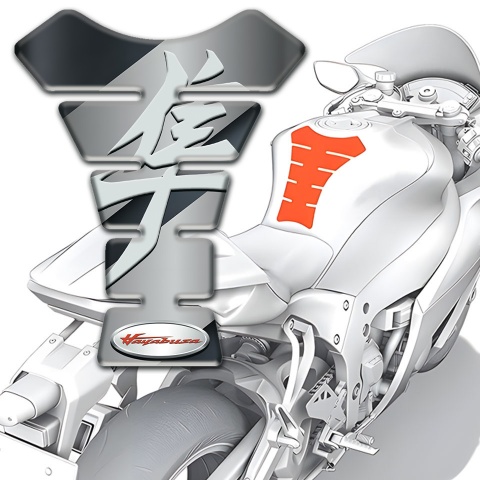 Suzuki Tank Pad Protector Gray Diagonal decoration hayabusa Model 