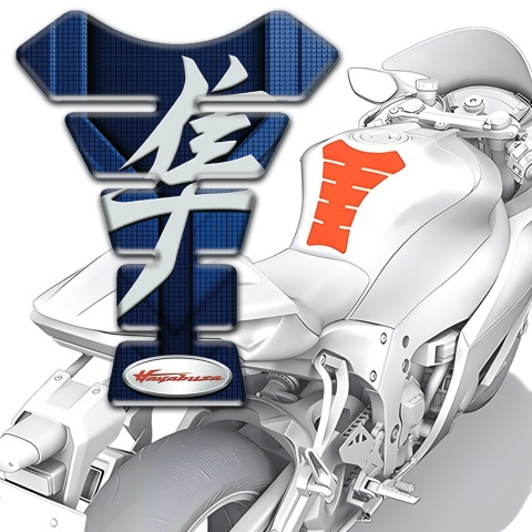 Suzuki Tank Protector Blue Base decoration Hayabusa Edition 
