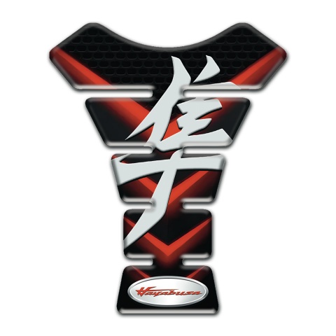Suzuki Tank Pad Protector Red V shape Decoration Base hayabusa Edition 