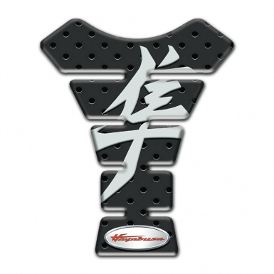 Suzuki Tank Guard Pads Perforated Rubber Effect Hayabusa Edition 