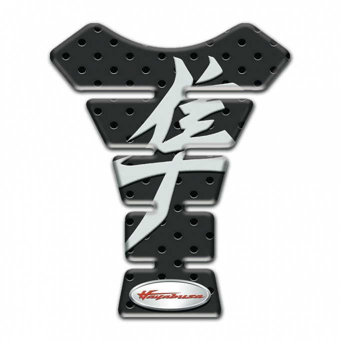 Suzuki Tank Guard Pads Perforated Rubber Effect Hayabusa Edition 