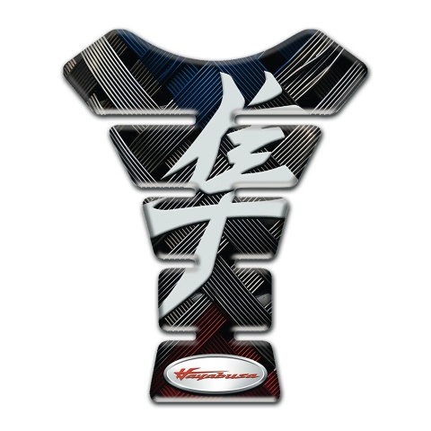 Suzuki Tank Pad Protector Crossed Belts print Hayabusa Edition 