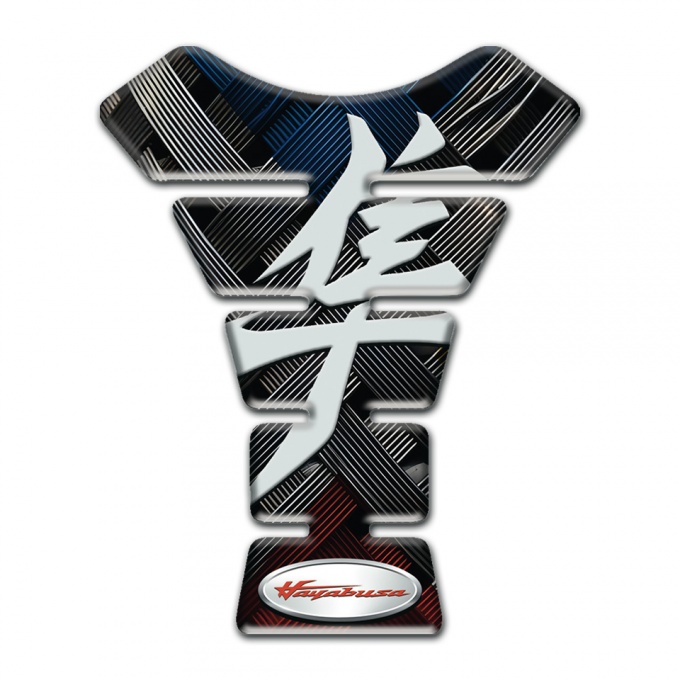 Suzuki Tank Pad Protector Crossed Belts print Hayabusa Edition 