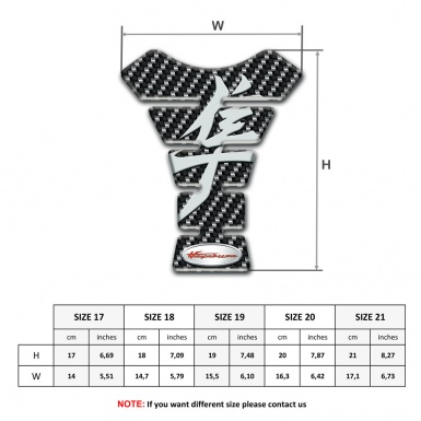 Suzuki Tank Protector Hayabusa Model Carbon Design 