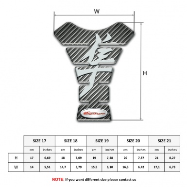 Suzuki Tank Fuse Hayabusa Version Classic carbon Design 