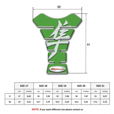 Suzuki Tank Fuse Green Design Hayabusa Version 