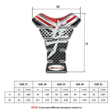 Suzuki Hayabusa Tank Pad Motorbike Stylish Design 
