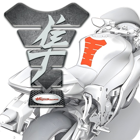 Suzuki Tank Fuse Scratched Stone Base Effect hayabusa model 