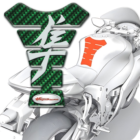 Suzuki Tank Fuse Green Carbon hayabusa Style 