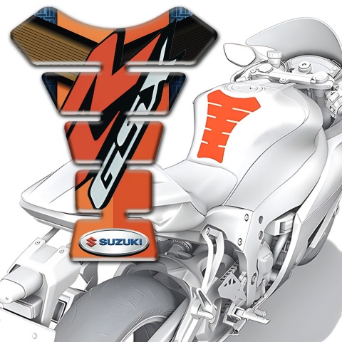 Suzuki Tank Pad Protector Stylish Colorful Model with R logo