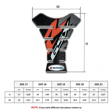 Suzuki Tank Fuse Motorcycle Premium Quality Model 