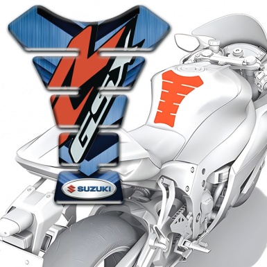 Suzuki Tank Protector Navy Blue Decoration GSX Style 