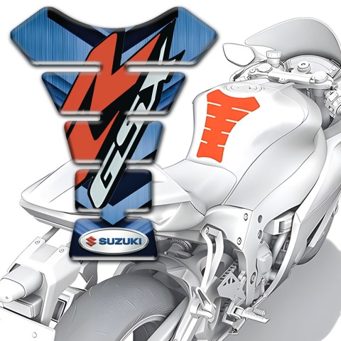 Suzuki Tank Protector Navy Blue Decoration GSX Style 