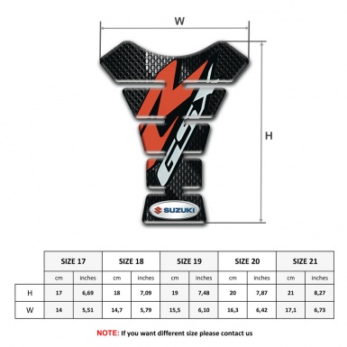 Suzuki Tank Pad Motorbike Black Gray Background print 