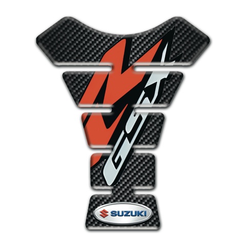 Suzuki Tank Guard Pads Black carbon Print 