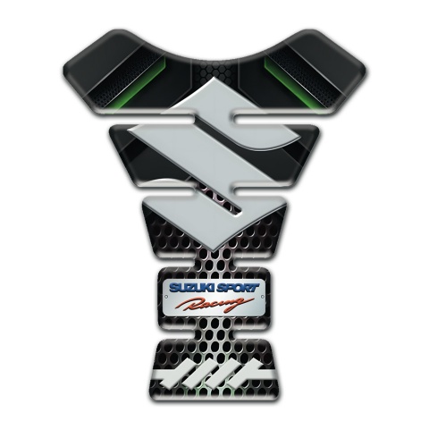 Suzuki Tank Pad Protector Premium Quality Model with Gray Logo