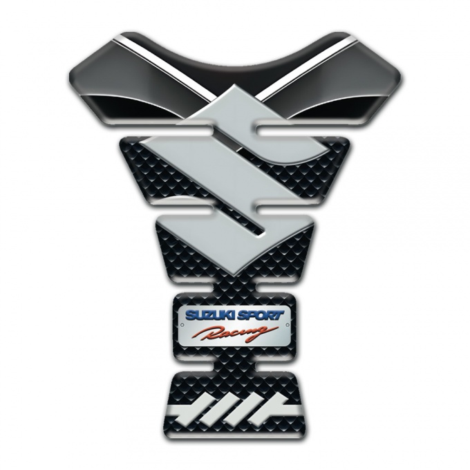 Suzuki Tank Protector High End Model with Big Gray Logo 