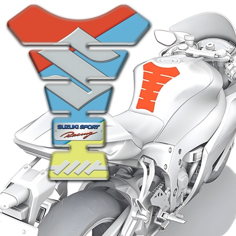 Suzuki Tank Pad Protector Fresh Colors Model 