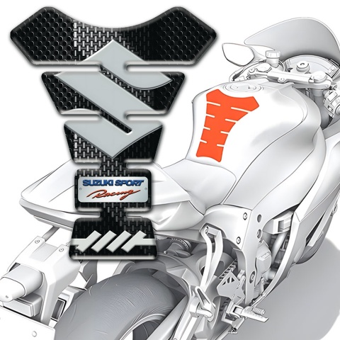 Suzuki Tank Fuse Model with Black Gray Decoration 