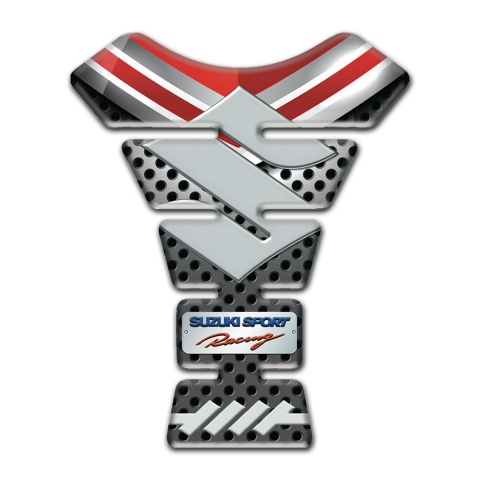 Suzuki Tank Protector Stylish Vision Design with Big Gray Logo 