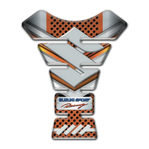 Suzuki Tank Pad Protector Copper Cray Print Sport Racing Edition