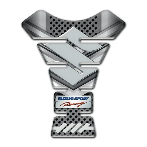 Suzuki Tank Fuse Premium Quality Version with Big Gray Logo Design 