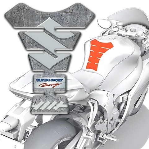 Suzuki Tank Protector Model with Stone Effect Base 