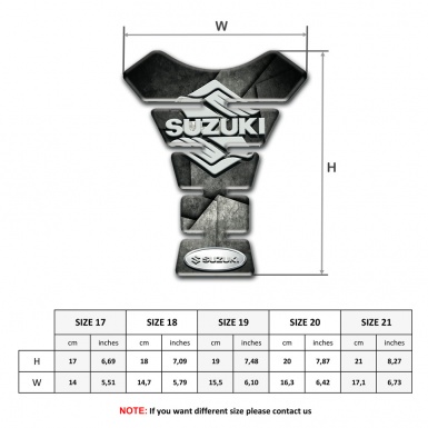 Suzuki Tank Fuse Mixed Gray Black Colors Base Stylish Logo Design 