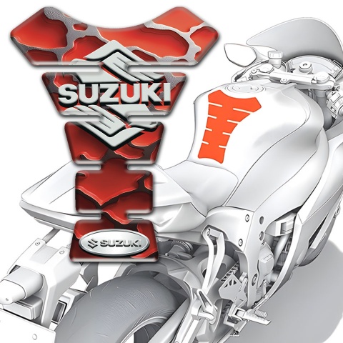 Suzuki Tank Fuse Model with Red Clouds Effect 