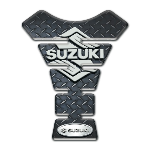 Suzuki Tank Guard Pads Rough Base Effect Classic Logo 